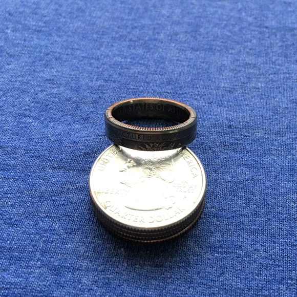 2018 US Michigan State Parks Quarter Coin Ring - Picture 6 of 8